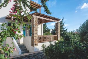 Zahrada ubytování Andros Maisonettes