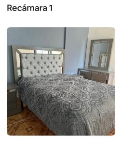 Katil atau katil-katil dalam bilik di Casa habitación saira