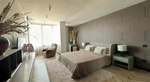 Postel nebo postele na pokoji v ubytování Luxury Apartment - Sea View