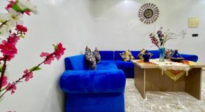 Ruang duduk di Appart Prestige au Centre de Rabat Luxe & Confort