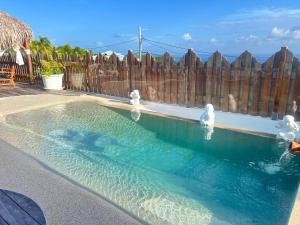 Bassein majutusasutuses Villa Amaryllis luxueuse,piscine,vue mer,plage või selle lähedal