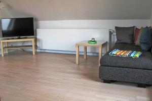 Televisyen dan/atau pusat hiburan di Nice Home In Rudkøbing With 3 Bedrooms And Wifi