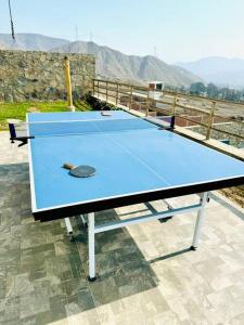 Stolní tenis v ubytování Casa campo Mauri Capacidad 23 personas A 12 minutos del Óvalo de Cieneguilla nebo okolí