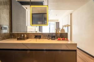 Kuchyň nebo kuchyňský kout v ubytování Shanming Boutique Homestay + 35 fotografií