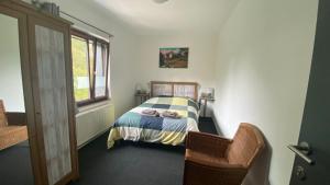 Postel nebo postele na pokoji v ubytování LATYKA B&B