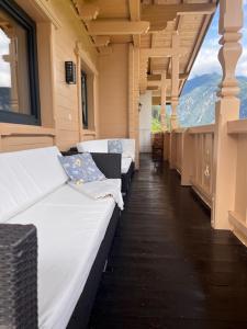 Balkon lub taras w obiekcie Ferienwohnungen am Riedanger