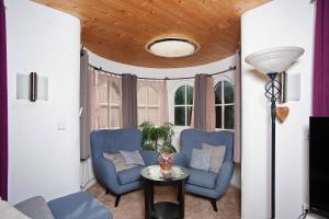 Posezení v ubytování Ferienhaus Villa Kanisblick
