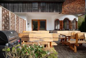 Posezení v ubytování Ferienhaus Villa Kanisblick