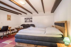 Postel nebo postele na pokoji v ubytování Ferienhaus Villa Kanisblick