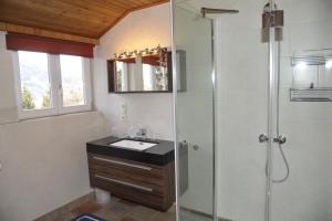 Koupelna v ubytování Ferienhaus Aloisia