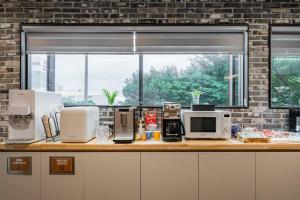 Dapur atau dapur kecil di Hotel THE ART UIWANG