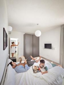 Posteľ alebo postele v izbe v ubytovaní Villa Vannì