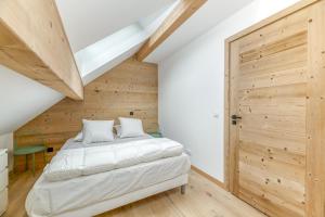 Postel nebo postele na pokoji v ubytování PicBlanc - Duplex - Chaleureux - Balcon