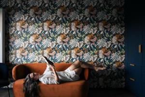 Wellnesshotel Wittelsbach的休息区