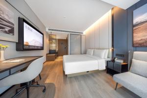 Posezení v ubytování Atour Hotel Chengdu Qingyang Zhongba