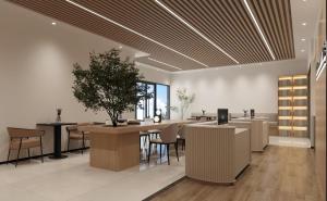 Svetainės erdvė apgyvendinimo įstaigoje Raffles Executive Apartment - Guangzhou Huijin International Finance Center, Keyun Road Metro Station Branch-Canton Fair Free Shuttle