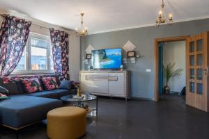 TV a/nebo společenská místnost v ubytování Holiday Home Meri