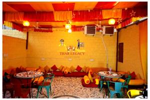 Χώρος καθιστικού στο Hotel Pleasure Haveli