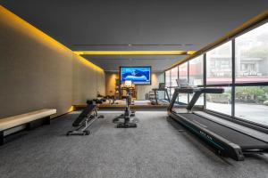 Palestra o centro fitness di Atour Hotel Chengdu Jinniui Yipintianxia