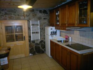 A kitchen or kitchenette at Chalupa U Kurišky