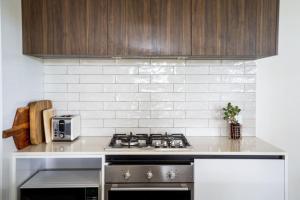 Køkken eller tekøkken på Swell Apartment - Pet Friendly