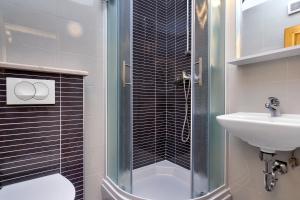 Koupelna v ubytování Apartmani Nikola