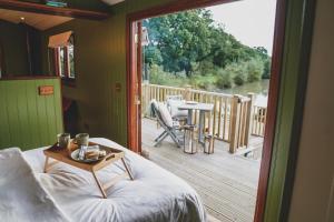Balkón nebo terasa v ubytování Herdsmans Hideaway