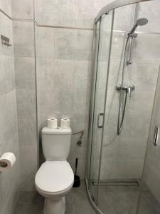 Kúpeľňa v ubytovaní Arcus Premium Hostel