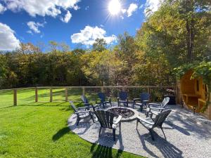 Zahrada ubytování Kings Woods Lodge - Nature Resort & Venue in Wine Country
