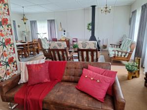 Χώρος καθιστικού στο Benlamond Guest Farm