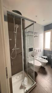 Koupelna v ubytování Hotel Joseph