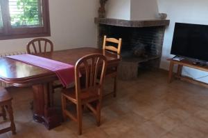 TV a/nebo společenská místnost v ubytování Finca Marina Turismo Rural