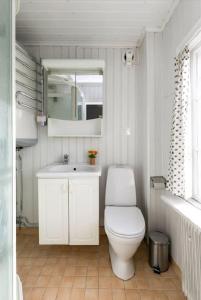 Koupelna v ubytování Lillåns B&B