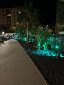 Zahrada ubytování Vega Parque II con parking privado, piscina y a 5 minutos de la playa