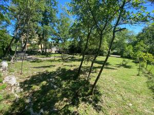 Zahrada ubytování Villa Gogli with private pool in Rabac Labin