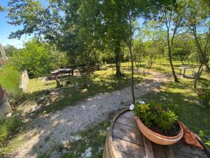 Zahrada ubytování Villa Gogli with private pool in Rabac Labin