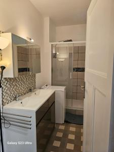 Et badeværelse på Relais de commerce