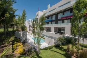 Κήπος έξω από το DUPLEX DE LUJO SPA CARILO playa
