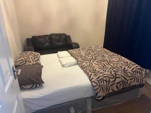 Ένα ή περισσότερα κρεβάτια σε δωμάτιο στο Bettys warm haven