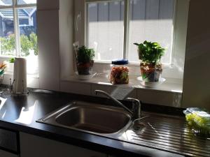 Η κουζίνα ή μικρή κουζίνα στο Sandburg Comfortable holiday residence +48 φωτογραφίες