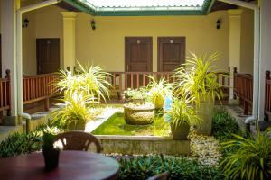 A garden outside Sundowners Guesthouse
