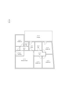 Půdorys ubytování Ferienwohnung Nickmann im Scheffelhof