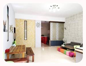 Predel za sedenje v nastanitvi New Summer Homestay