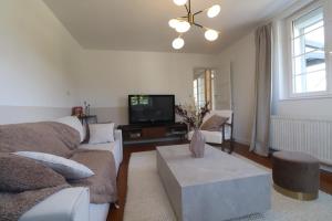 Μια τηλεόραση ή/και κέντρο ψυχαγωγίας στο Gite à la campagne 4 étoiles - 200m2