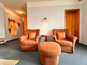 Posezení v ubytování Pension zum Löwen, Parkplatz, Frühstück, Wlan, Zentral