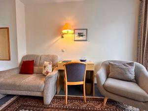 Posezení v ubytování Pension zum Löwen, Parkplatz, Frühstück, Wlan, Zentral