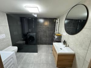Koupelna v ubytování apartman 50m2 garden parking Free