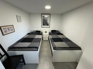 Postel nebo postele na pokoji v ubytování apartman 50m2 garden parking Free