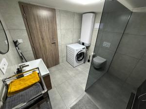 Koupelna v ubytování apartman 50m2 garden parking Free
