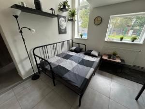 Postel nebo postele na pokoji v ubytování apartman 50m2 garden parking Free